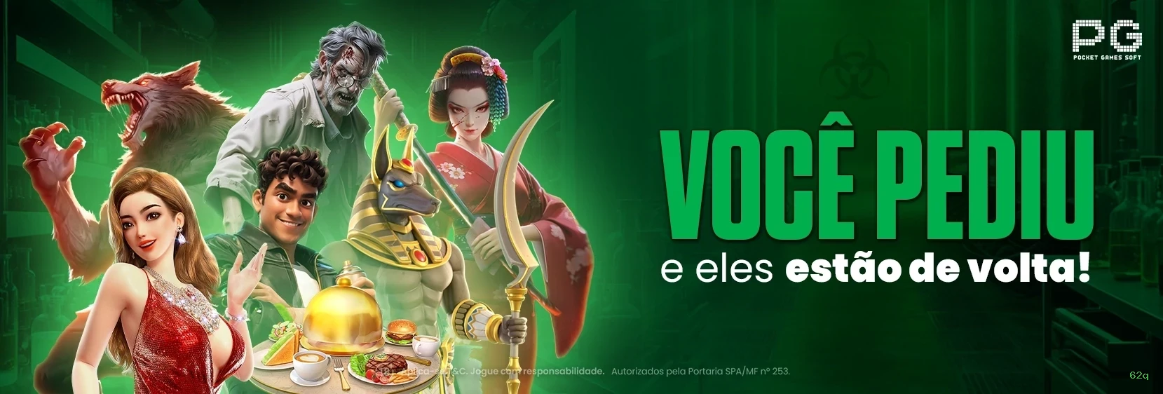 Plataforma completa da 62q com todos os jogos